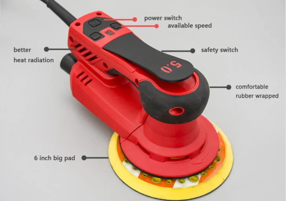 Orbital Electric sander brushless light weight variable speed