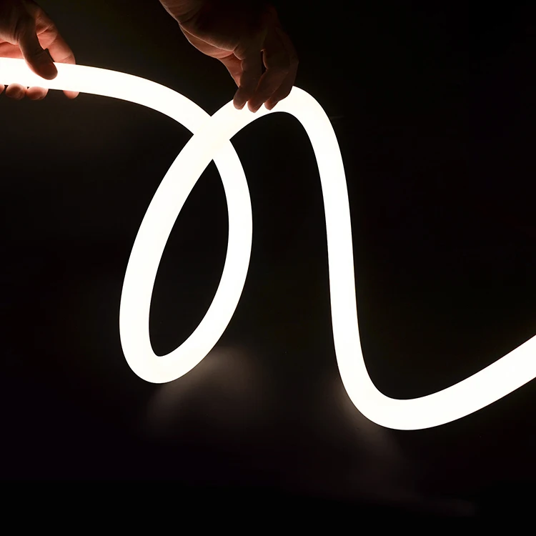 China Factory IP66 Waterproof Round 360 degree Silicone Tube Flexible Strip Light Neon Light