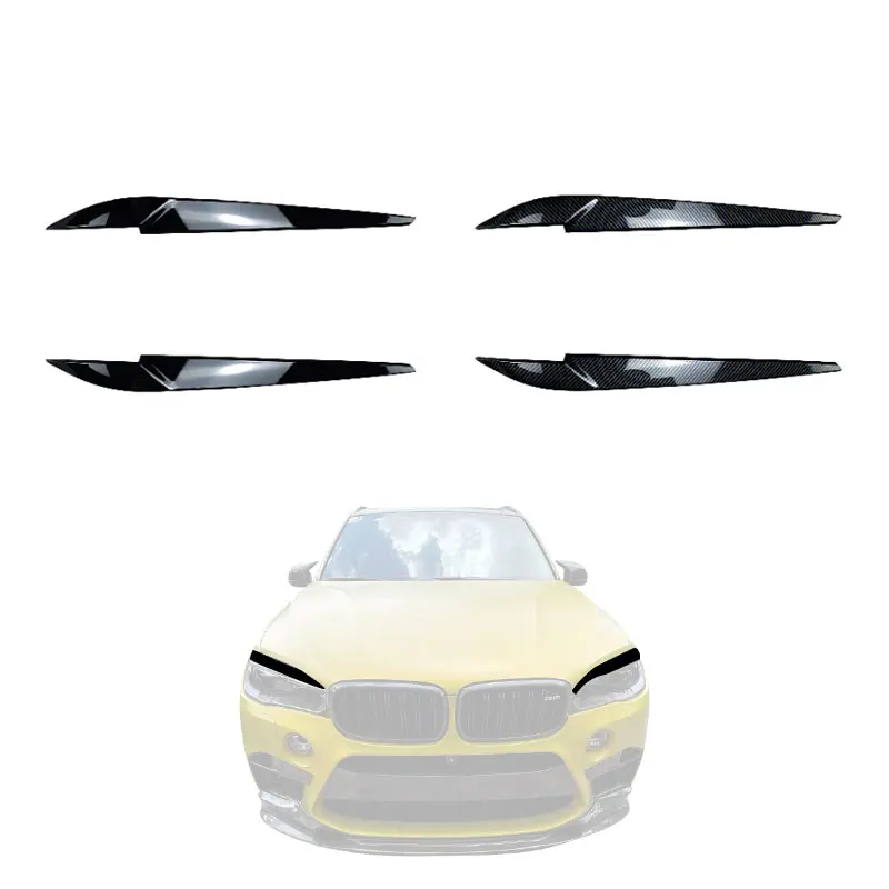 Hot Selling Accessories Headlight Eyebrow Headlight Car Stickers Suitable For Bmw X5 X6 F15 F16 2014-2018