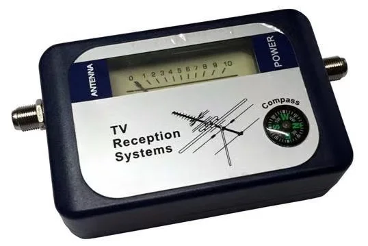 High Speed DVBt Digital TV Satellite Signal  Finder Satellite Signal  tracker Smart Satellite finder meter