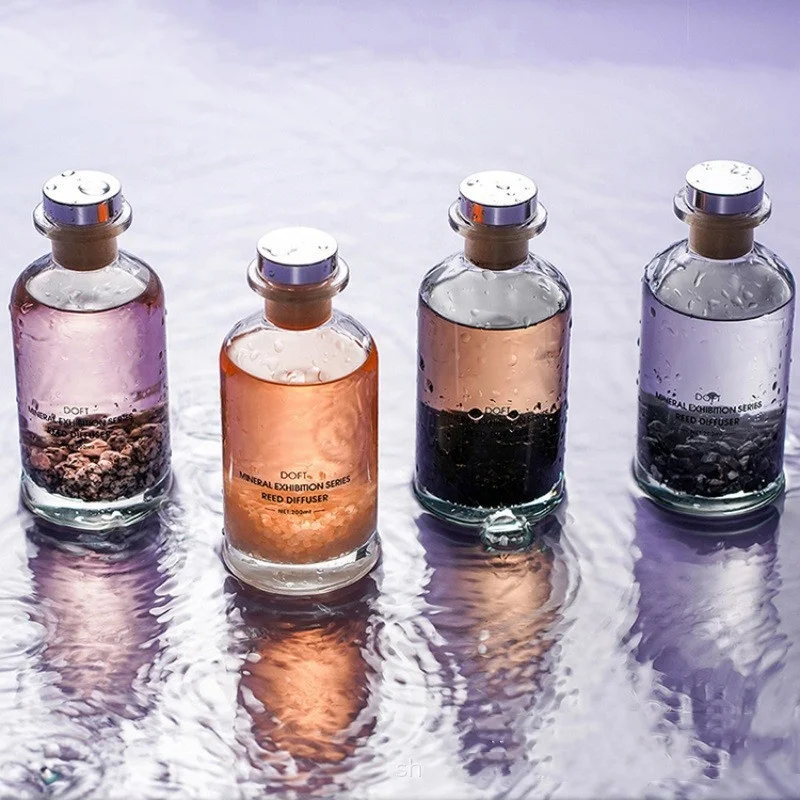 150ml modern rubber empty luxury aromatherapy perfume bottle cap essential oil reed diffuser glass bottle