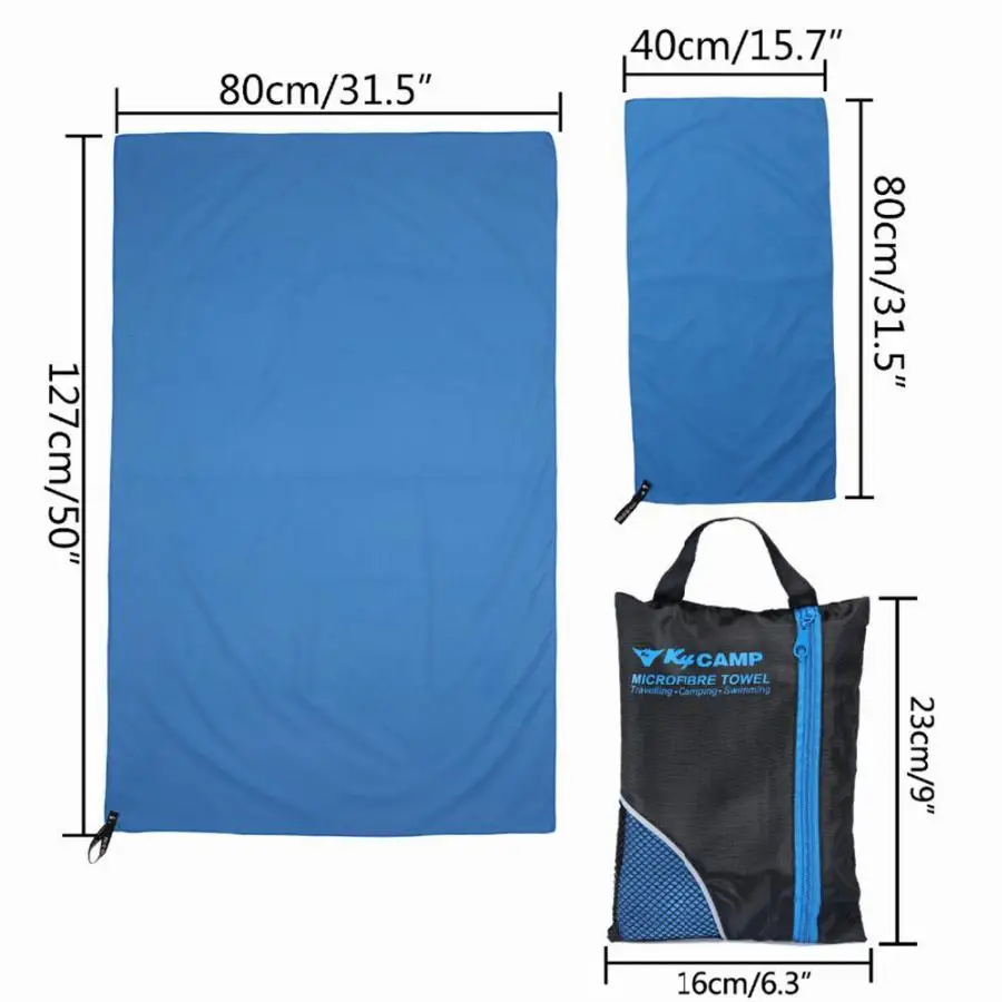 Ultra Absorbent Travel Towels Fast Drying Microfiber Sports Towel