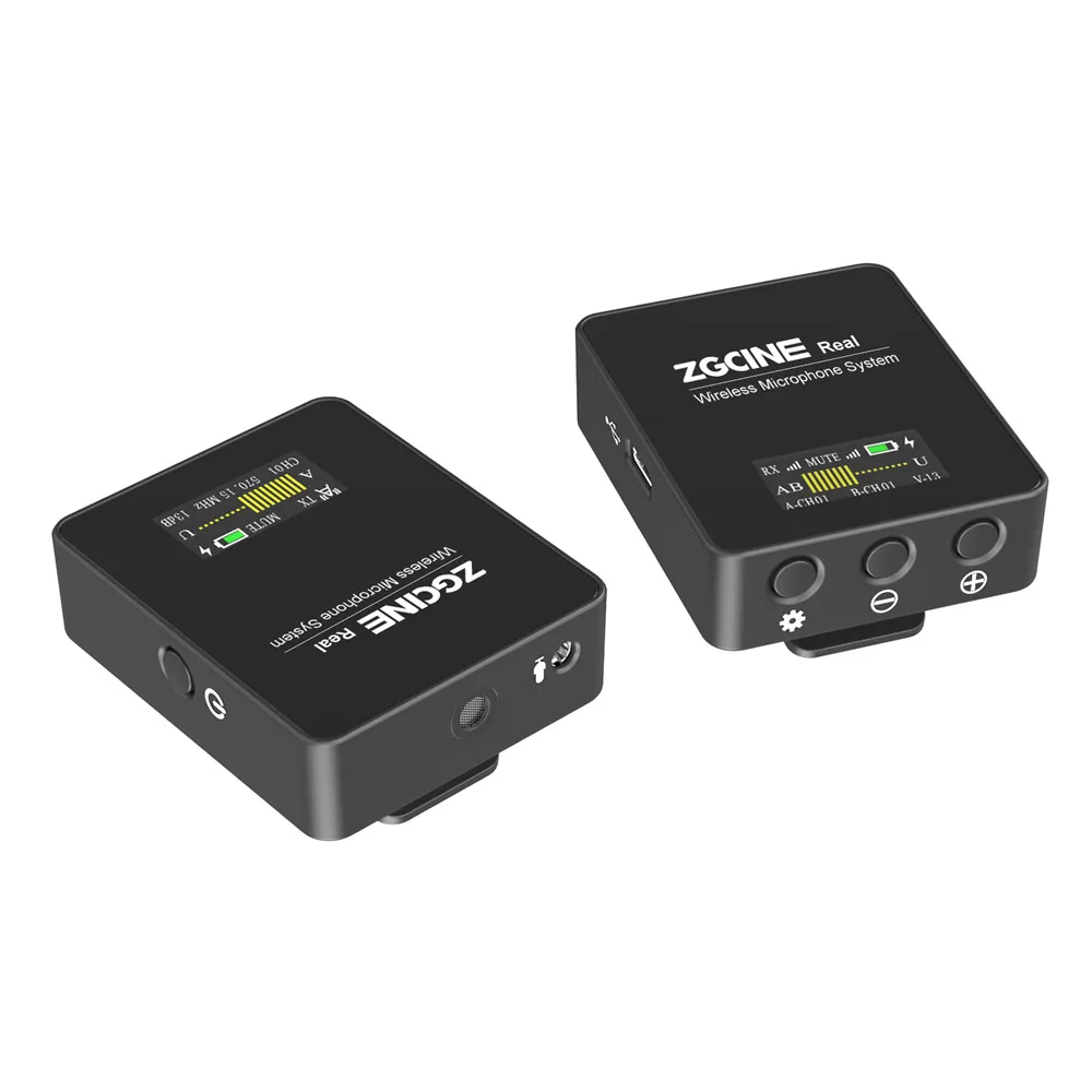 Microphone factory ZGCINE UHF wireless lavalier microphone for cellphone / camera / camcorder  recording