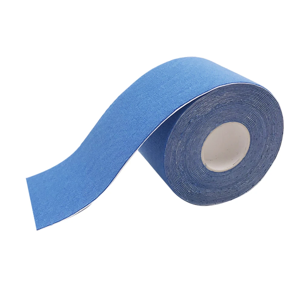 Эластичная цветная Спортивная кинезиологическая лента для снятия боли в суставах, 5 см, 5 м