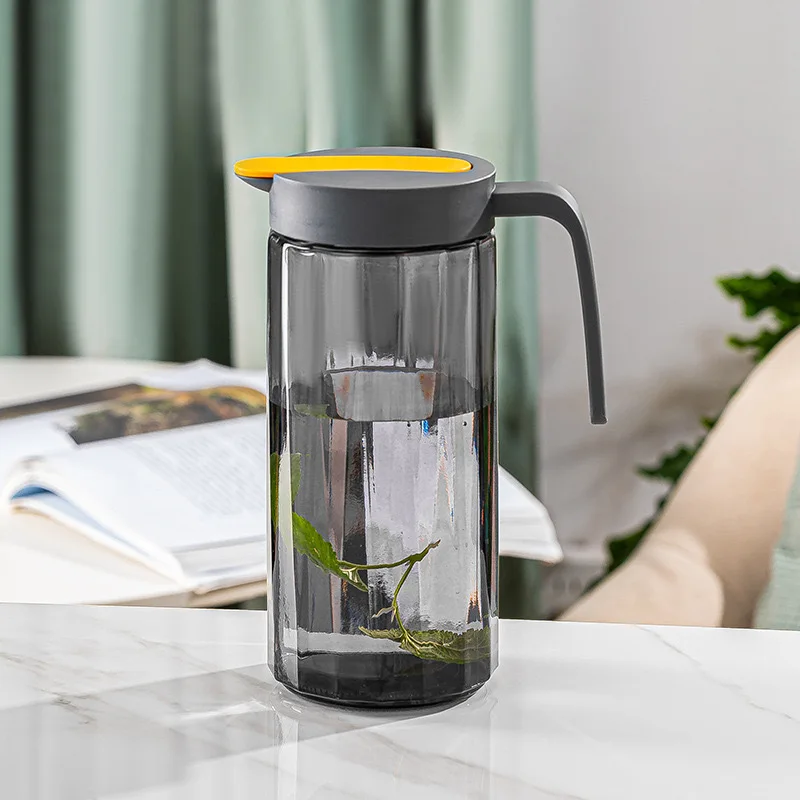 Houseware Colorful Glass Drinkware 1000ML Jugs With 4pcs 200ML Water Cup Pitcher Set With Gift Box