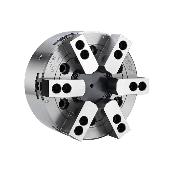 High quality 3 jaw 4 jaw 6 jaw cnc lathe hydraulic chuck lathe machine CNC power chuck 6 8 inch