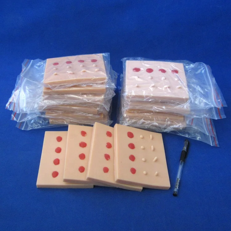 Vivid Pathological Skin Disease Lesions Model for Medical Teaching Suture Pad