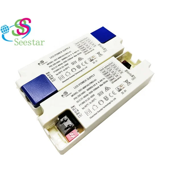 Seestar  HPF CB DIP SWITCHING  32-48W SST-48W1A2-PWCI-A1  Isolated PF >0.95 No flicker NEW ERP  panel light led driver