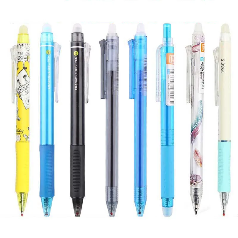 School student stationery heat sensitive disappearing ink gel pen erasable friction pens