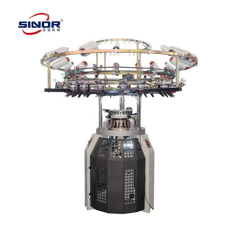 Small Size Circular Knitting Machine To Made Three Yarn Fleece