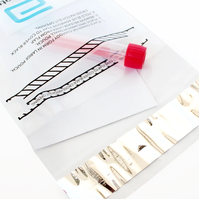 Ldpe label evidentadhesive absorbent tamper glue pad colored nonresealable biohazard transport specimen bags