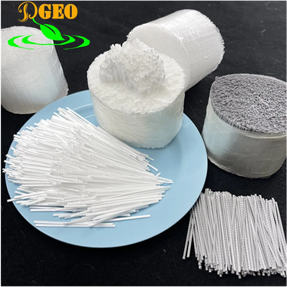Fibras De Polipropileno Para Concreto 100% Virgin Grade Polypropylene PP Fiber for Cement Concrete