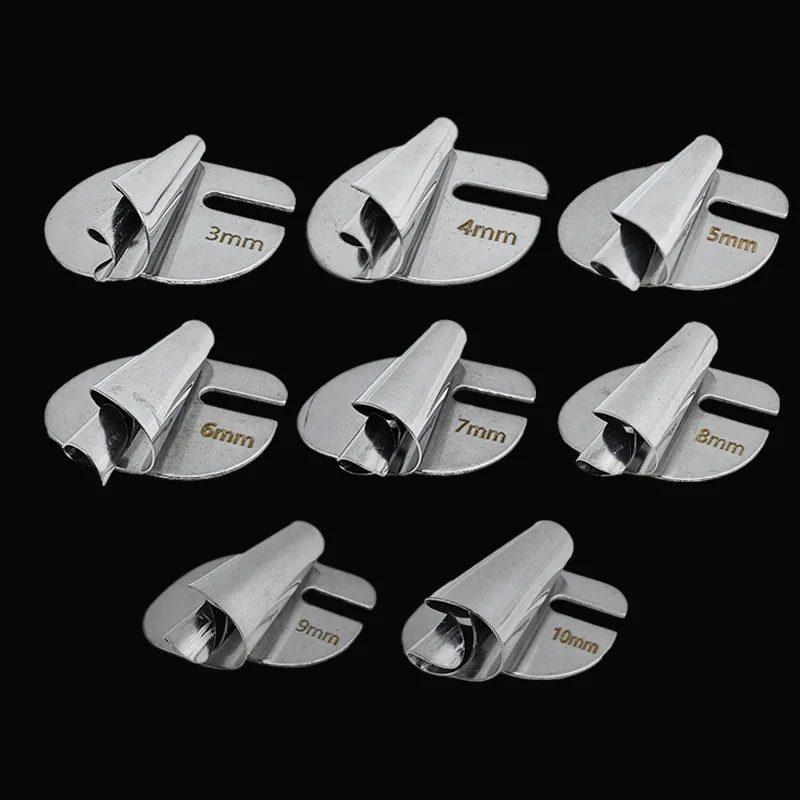 Universal Sewing Rolled Hemmer Foot 3-10MM Wide Rolled Hem Foot  Home Industrial Curved Scroll rolled hem presser foot