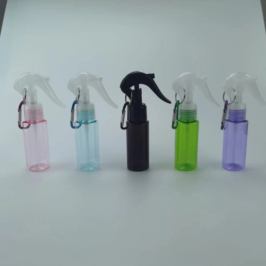 
 Disinection 60 мл брелок Портативный Карманный мешок шоу триггер Алкогольная бутылка Брызга тумана распылитель воды дезинфицирующее средство для рук  