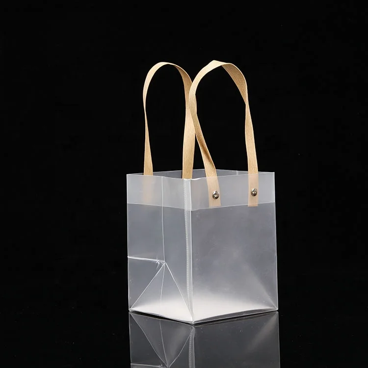 Wholesale Custom LOGO  plastic bag small thank you bag transparent cosmetic gift bag