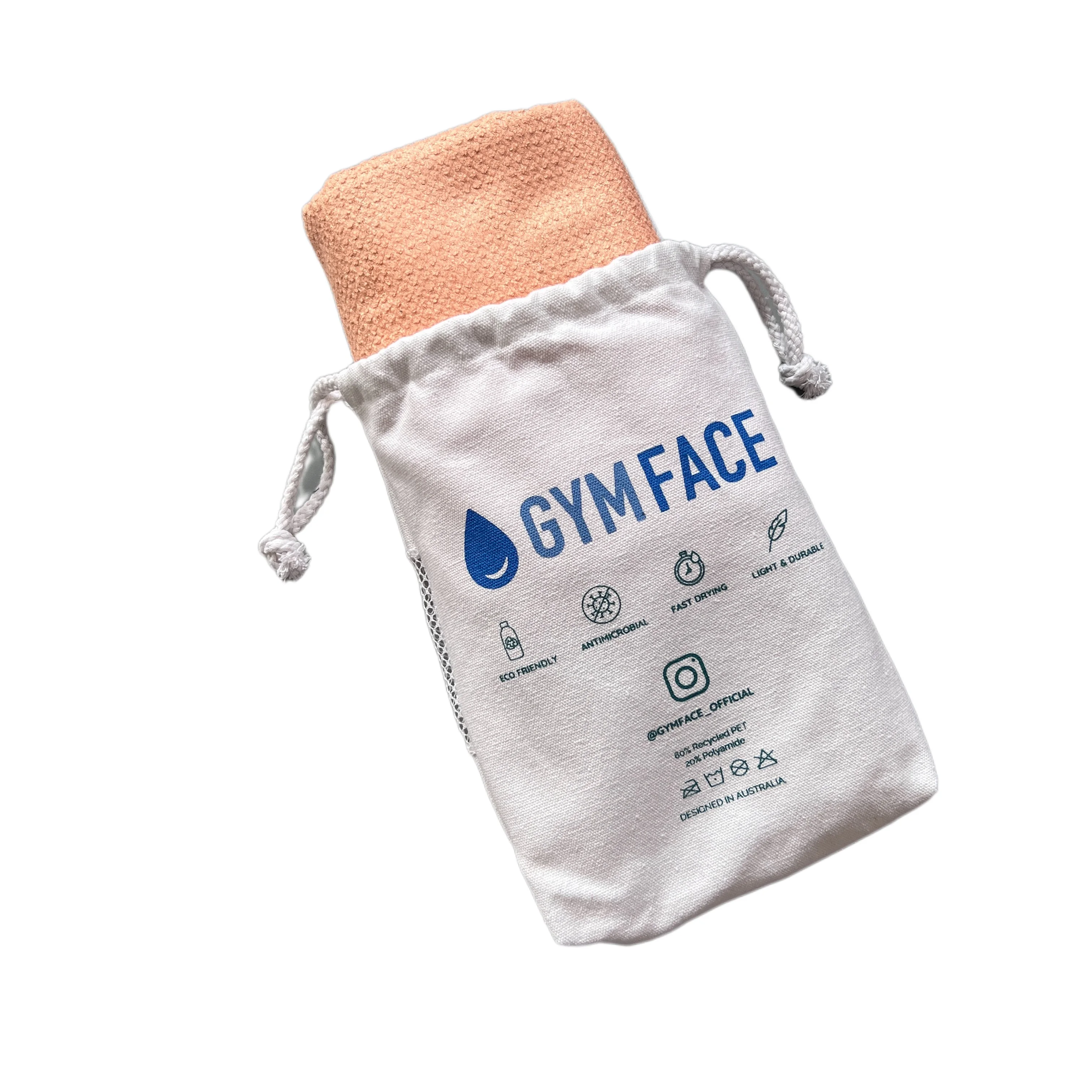 Custom Design Printed Repreve Bottle Recycled Sand Free Beach Towel With Bag