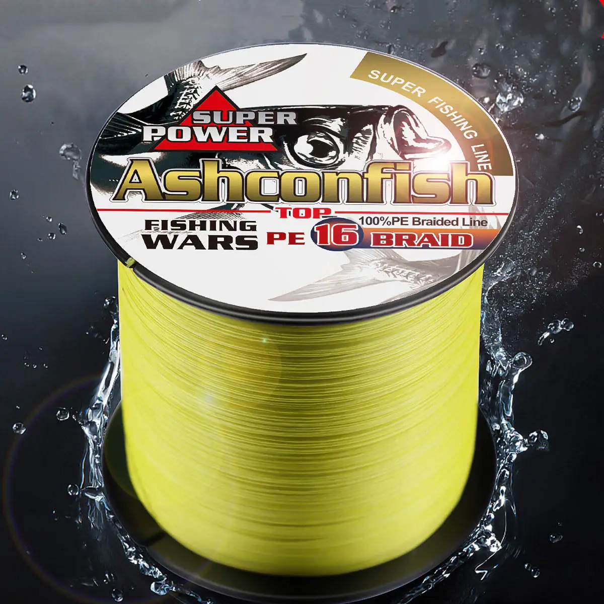 Hollow line 20LB-500LB Hollowcore 16 strands 100% PE braided fishing line for deep-sea fish