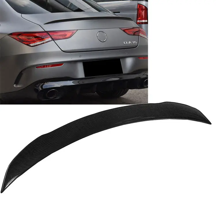 1set Rear Trunk Spoiler Wing Lip For Mercedes Benz CLA Class W118 C118 CLA35 CLA45 CLA250 CLA200 CLA220 AMG 2019-2022