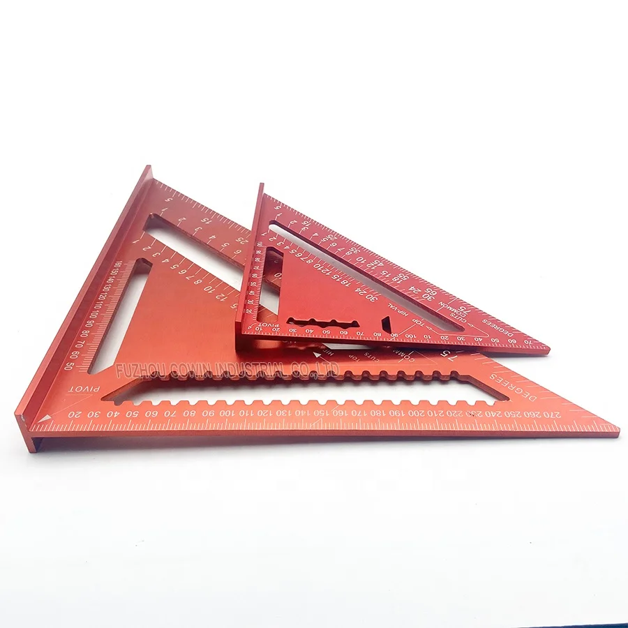 7inch / 12inch Professional Set Square/Triangle Square Ruler/Rafter Square with Laser Marking