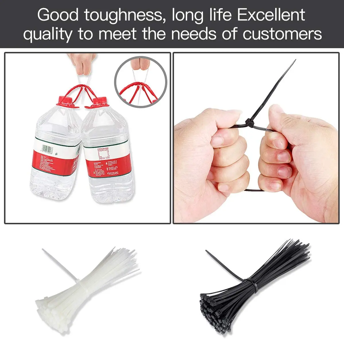 JAGASL 2021 Best Price Colorful Durable Cable ties JG-5*350 MM Plastic Ties For Indoor
