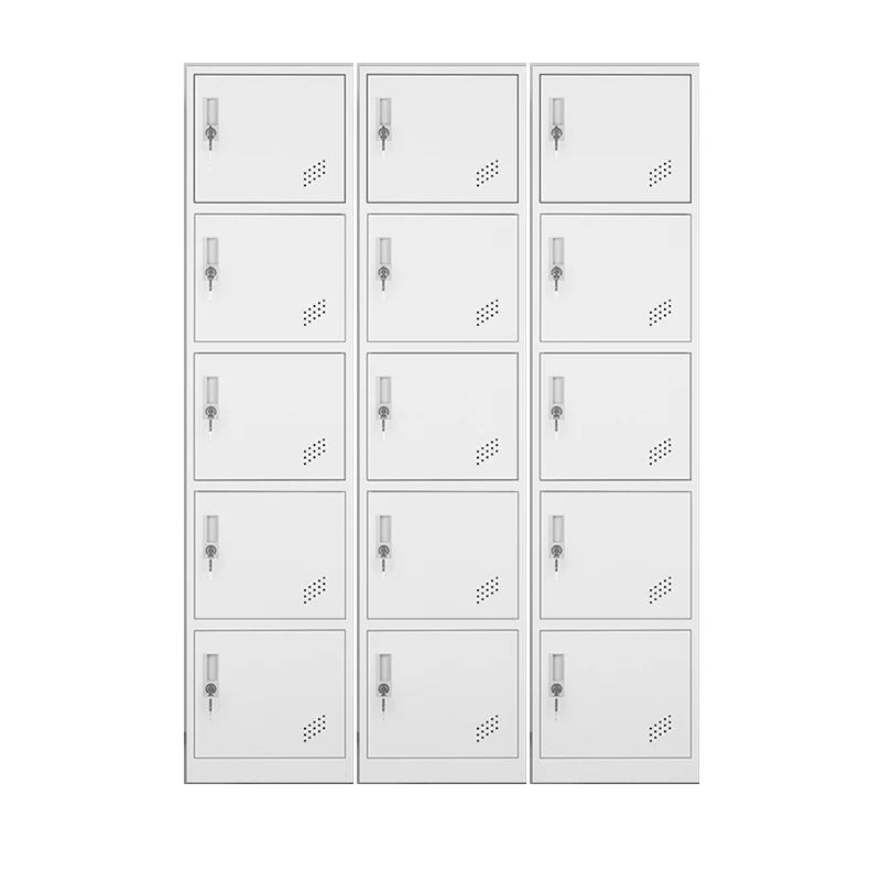 ULT-ZD-0628 Disassembly And Assembly Of Iron Steel Gym Locker Filing Cabinet 5 Door Staff Storage Cabinet Locker With Lock