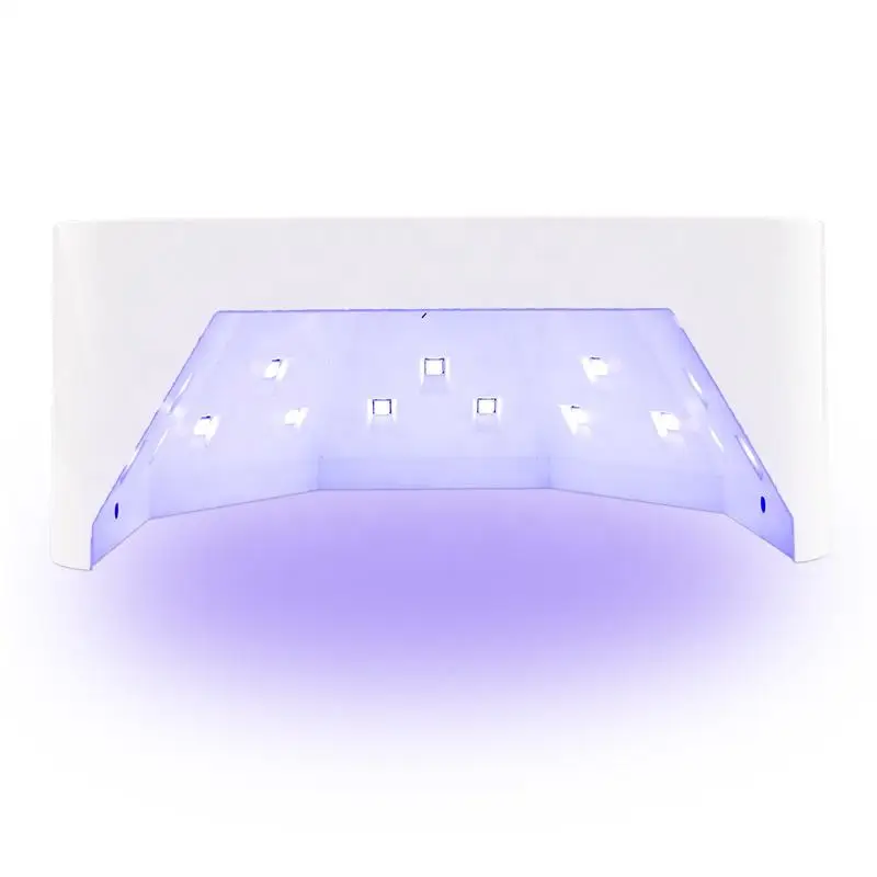 54W Cordless Rechargeable UV LED Nail Dryer With 3 Timer Setting For Home and Salon