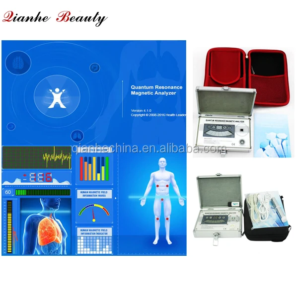 Multi-language 5th generation quantum resonance magnetic analyzer with 53 reports