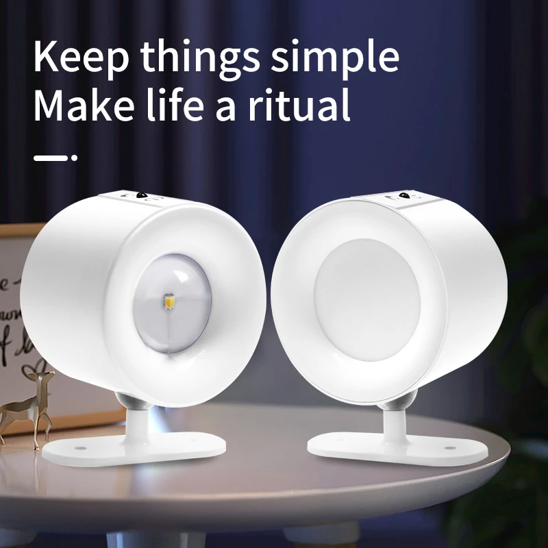 Smart LED Wall Sconces up and down Wall Mounted Lamp Ambiance Rechargeable Battery Operated Wall Light for Reading Bedside