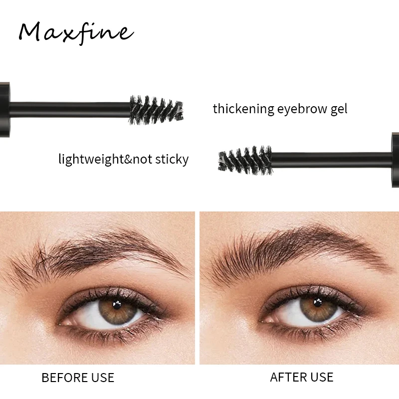Wild Eyebrow Gel Soap Waterproof Eyebrow Styling Wax Makeup Quick-drying Lasting Brow Gel Setting Natural Transparent Stereo
