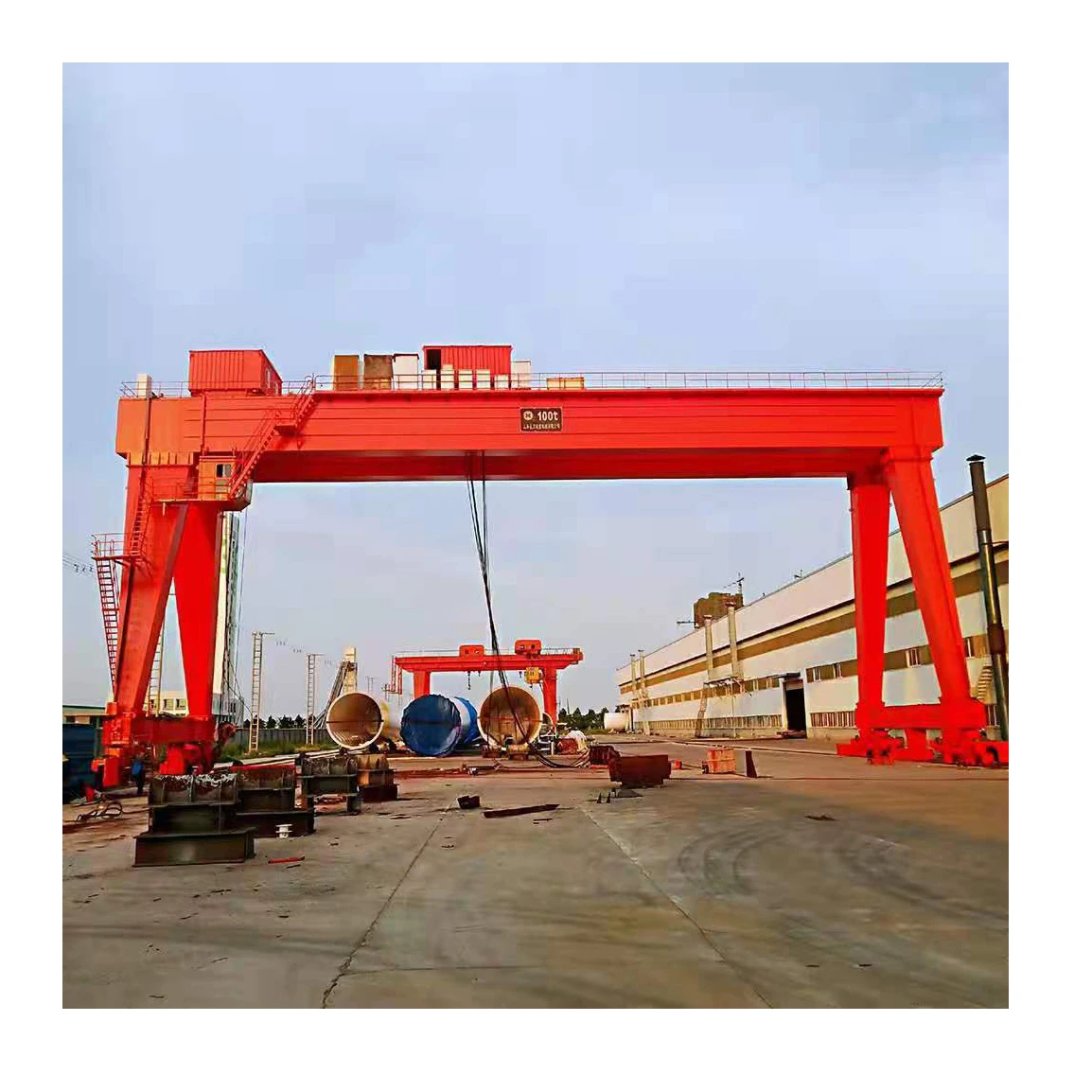 MG Model Double Girder Container Lifting gantry Crane with winch system/3t double beam gantry crane/80t double beam gantry crane