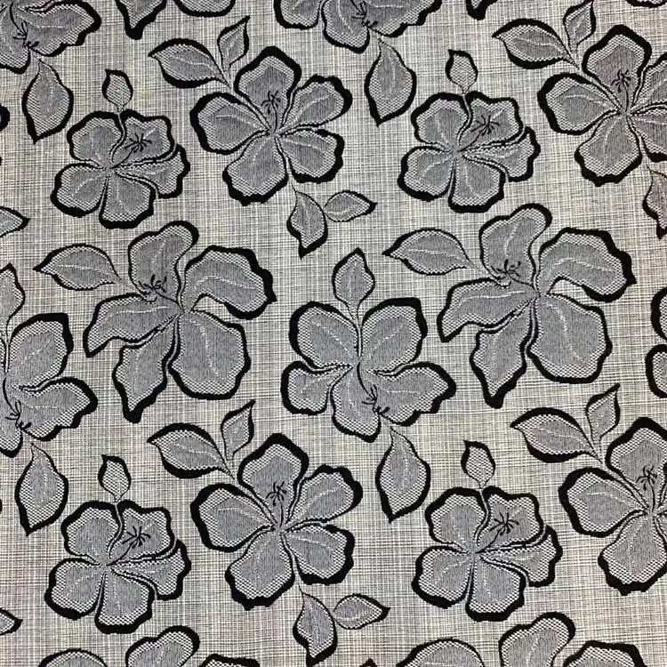 Eco-friendly Woven Double Faced Men Girls Cloths Fabric brocade floral fabric jacquard woven