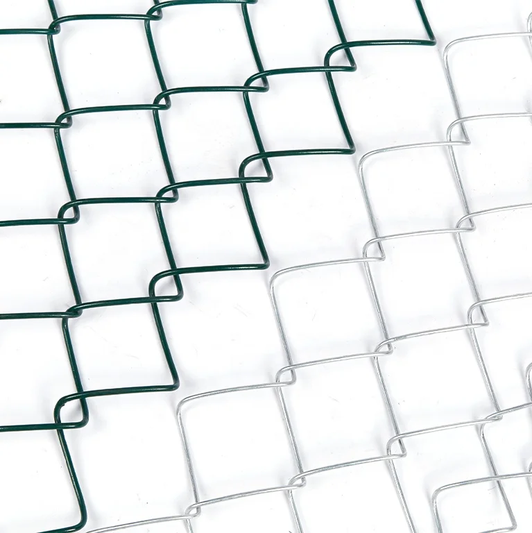 Galvanized Chain Link Fence pvc Coated Wire slope Protection Animal Fence