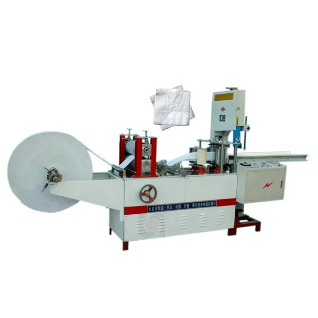 Embossing Napkin Folder and Slitting Equipment For The Production of Napkins, High Quality Serviette Making Machine For Sale