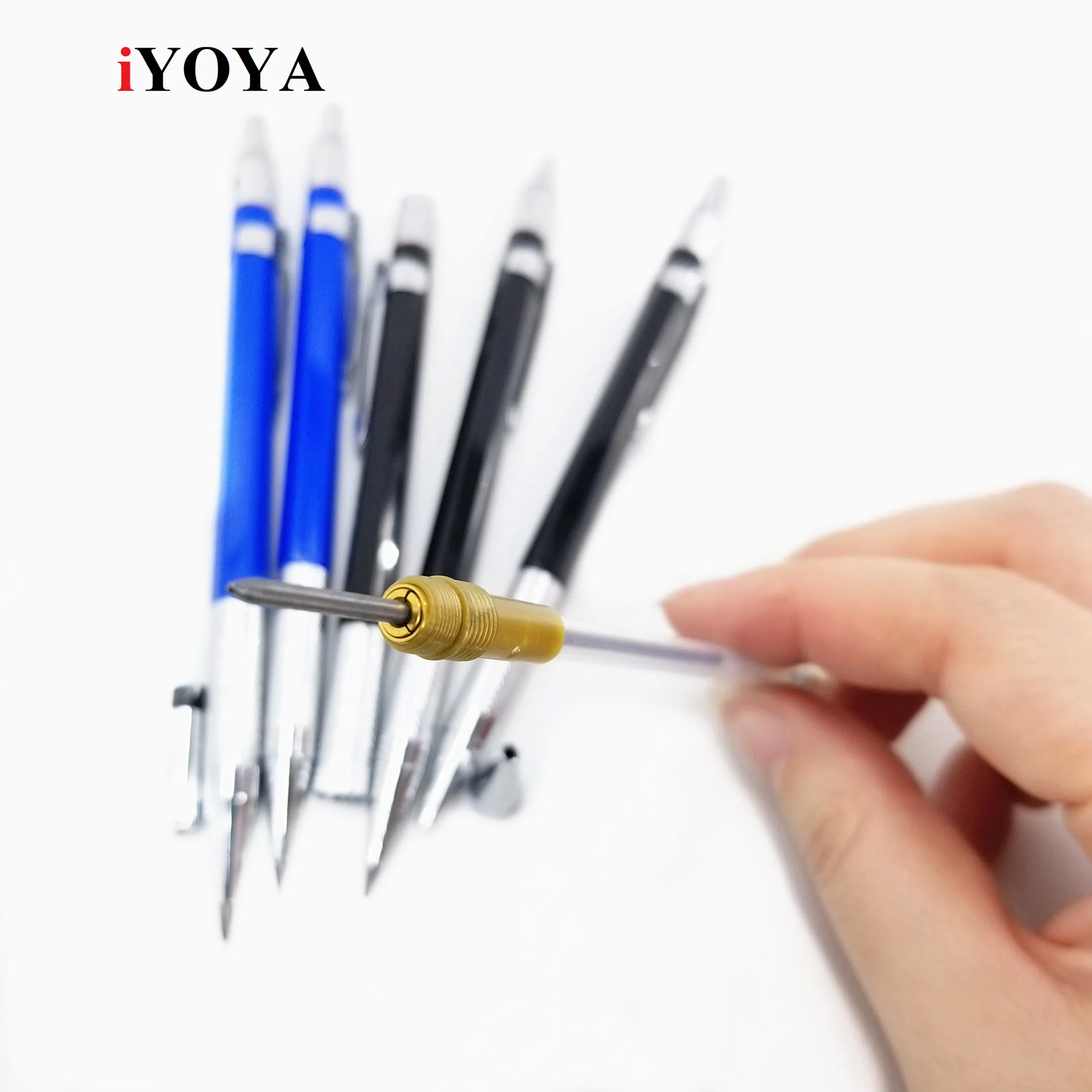 2.0 mm Lead Holder Metal Mechanical Pencil Automatic Mechanical Drafting Pencil for Draft Drawing Carpenter Crafting Art Sketchi