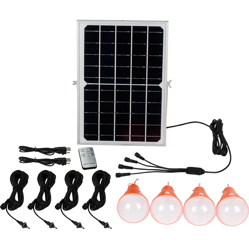 Smart Solar Remote Control Outdoor and Indoor Portable Camping Lighting Solar LED Flash hanging lamp solar light bulb