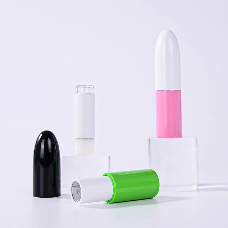 Portable lipbalm lip balm lip stick tube with shrink wrap packaging logobox box pack set