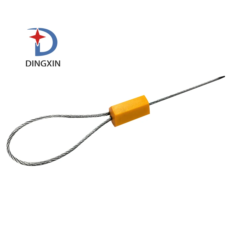 hexagonal steel wire seal container seal lock laser printing barcode numbered security hex seal Popular Wholesale