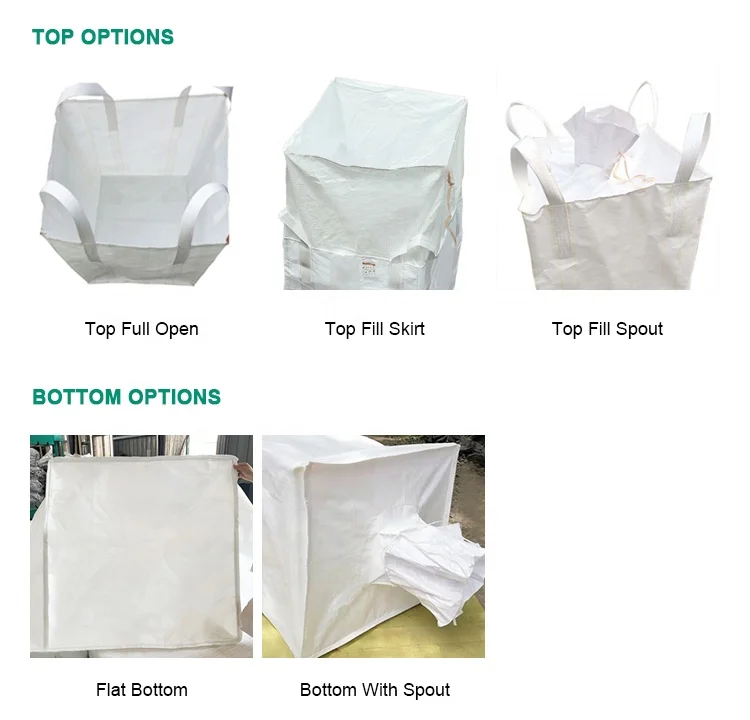 Hot sale plastic industries jambo bag fibc waterproof 1 cubic meter ton big bag swl 1500kg