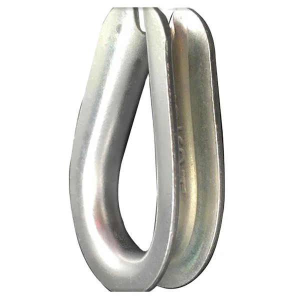 good quality good quality Linyi wells carbon steel wire rope lifting thimble DIN9899A thimble