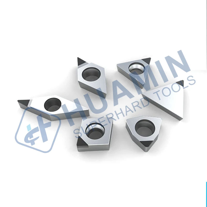 PCD inserts Dcgt070202 Dcgt110304 DCGT High Precision CNC Lathe Cutting Tool For Aluminum
