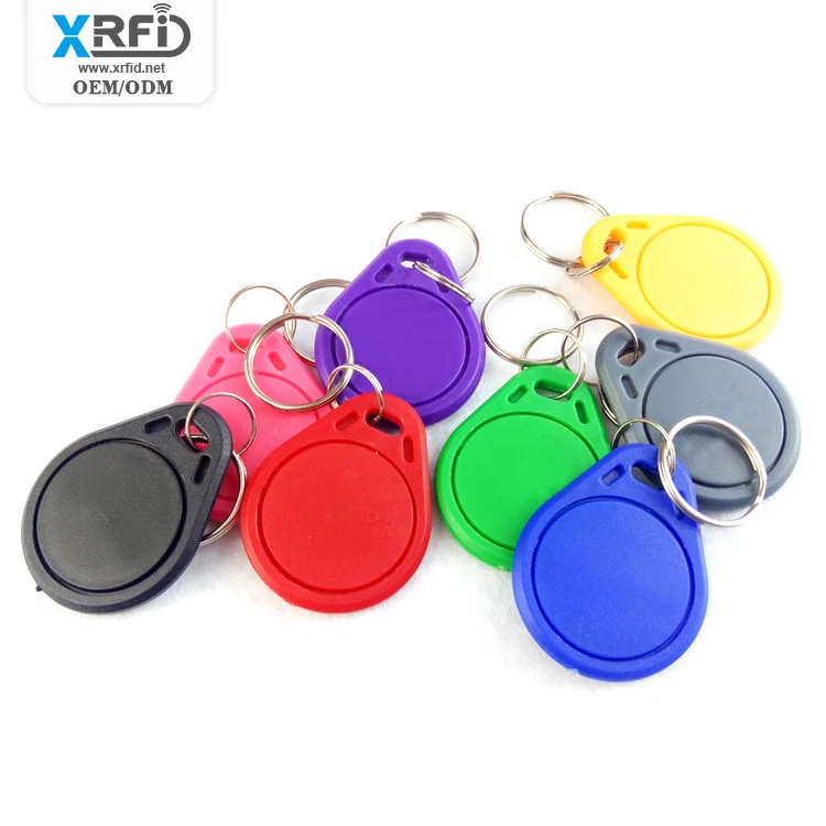 Fast Delivery ABS03 125KHz TK4100 RFID Proximity Rewritable ID Door Access ABS Key Tag Fob with laser UID number