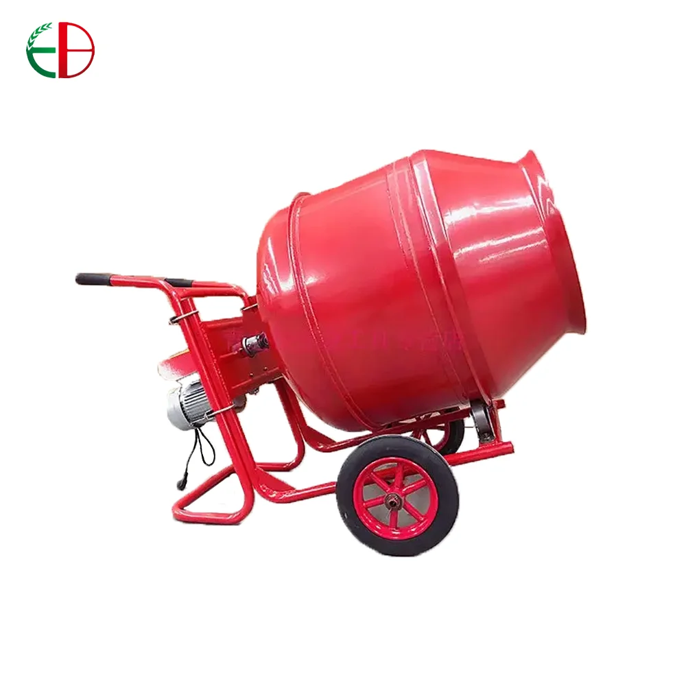 160L small mixer cement mortar mobile mixer hand push drum concrete for construction site