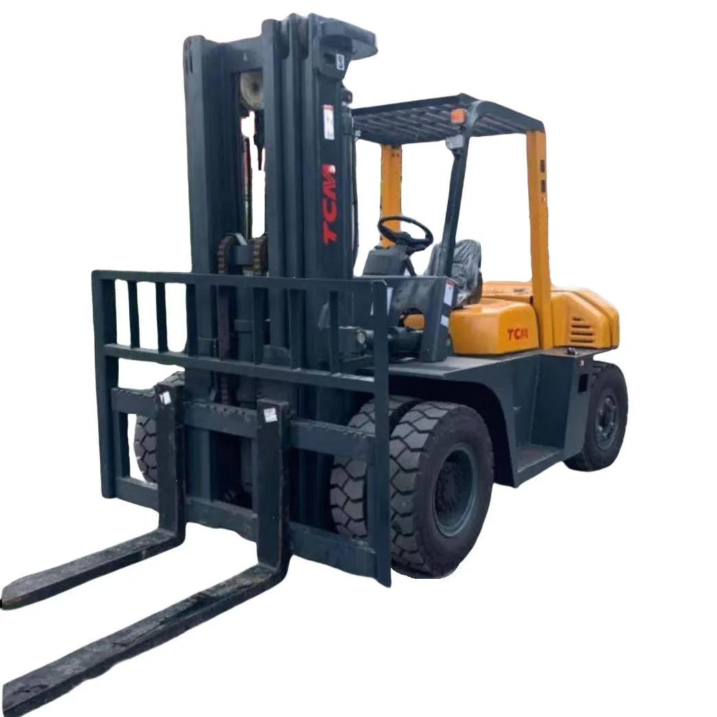 Low price Used original made in Japan TCM 7TON Forklift Fd 7ton Diesel Forklifts for sale in China