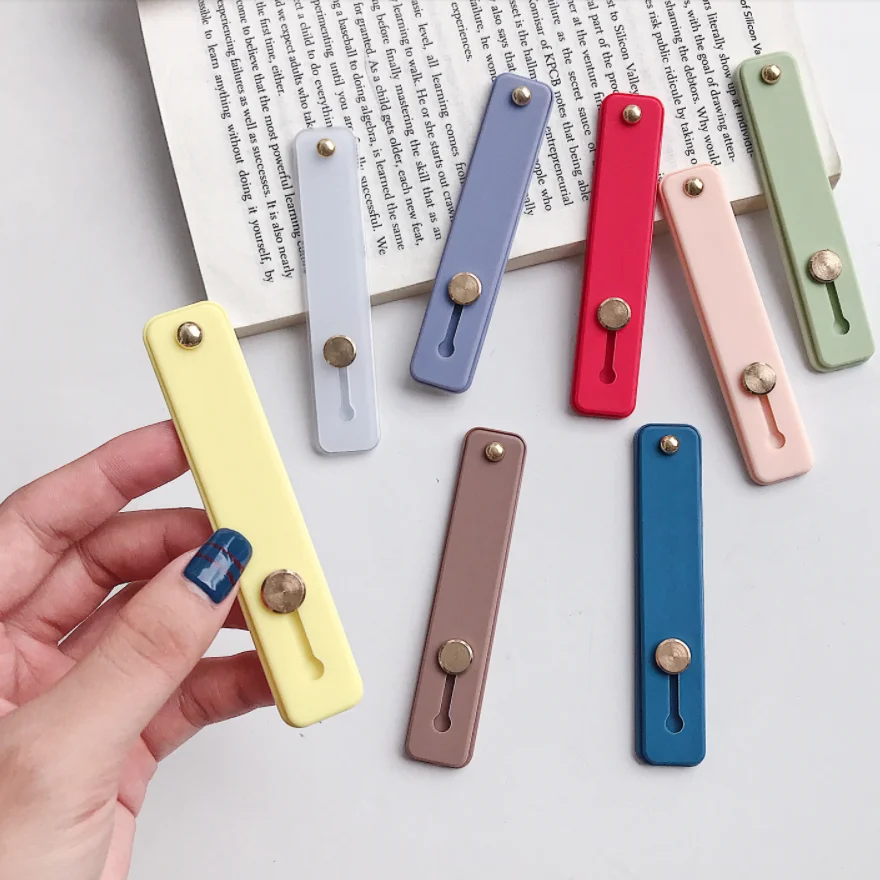 2022 Finger Grip Mobile Phone Holder Stand Push Pull Phone Socket Holder PVC Opp Bag Customized ZHEJIANG Fasion Mix Colors 15g