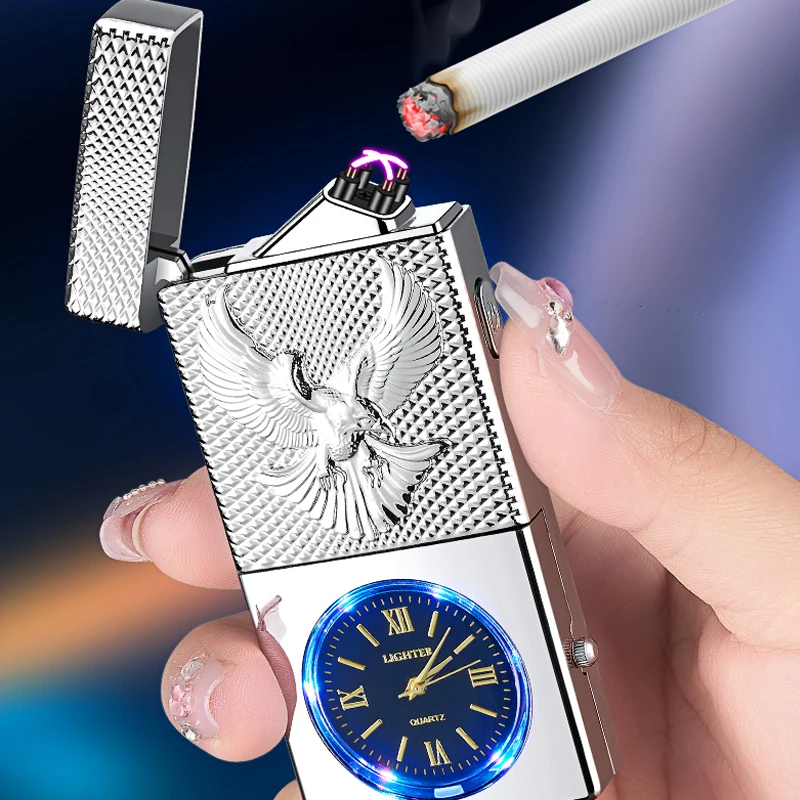 FR-217 Hot selling popular USB rechargeable lighter Metal Candle lighter custom Logo