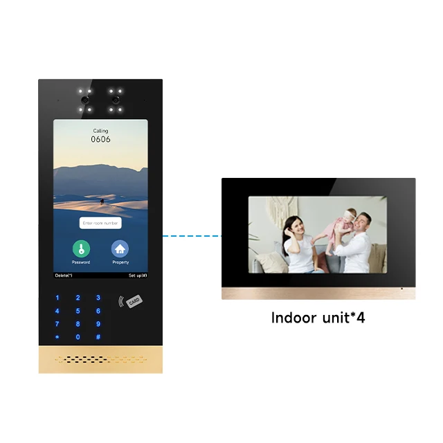 Tuya Smart Doorbell Door Bell With Camera IP Video Intercom System for Apartments
