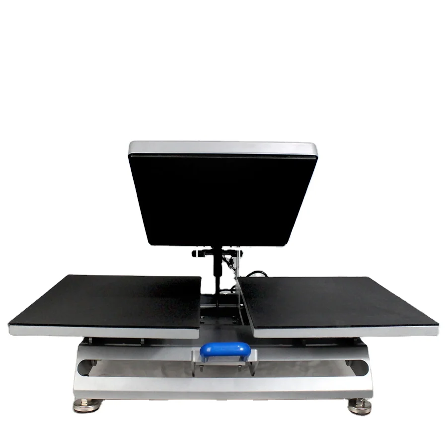 diy custom t shirt large size heat transfer machine double station digital semi-automatic  40x60 heat press transfer machine