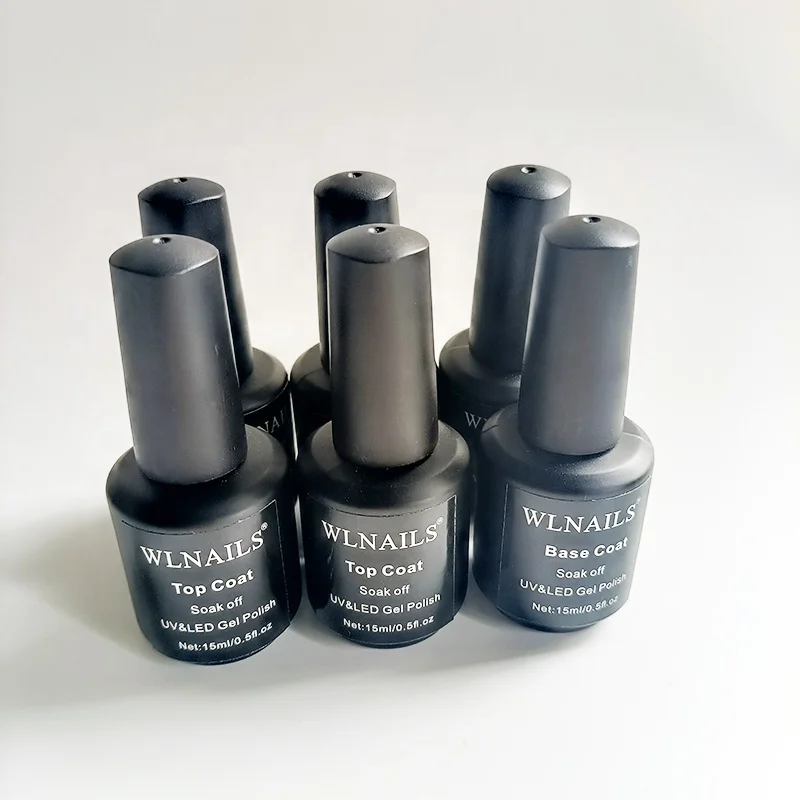 15ML Nail Gel Polish Nail Art Manicure Soak Off UV LED Base Gel Nail Varnishes Top Coat