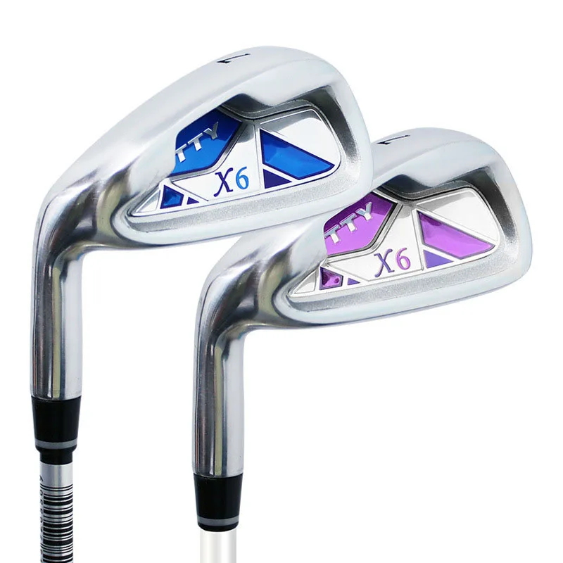 GAMEN Zinc Alloy Club Head Graphite Shafts Men Women Left Handed 7 Golf Clubs Iron