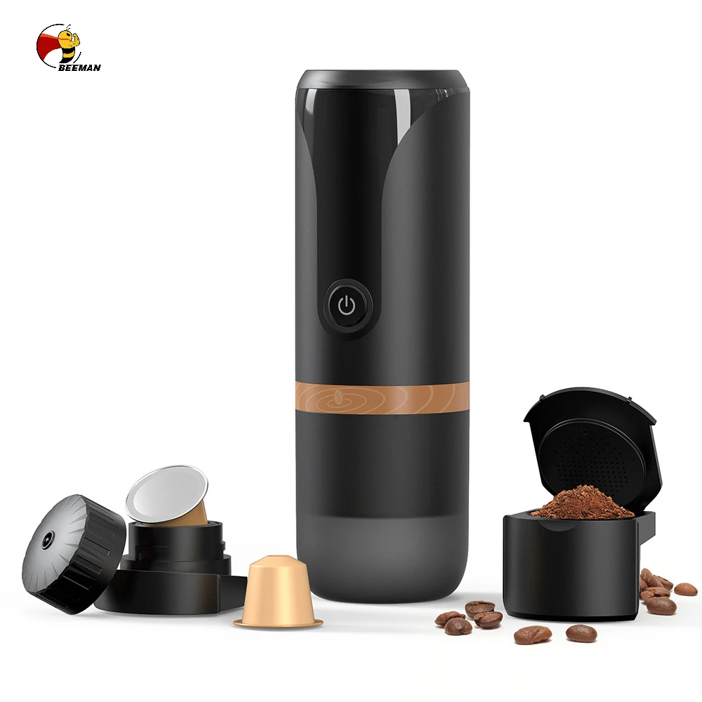 Beeman Портативная Usb Кофеварка капсулы пресс маленькая кофеварка для улицы